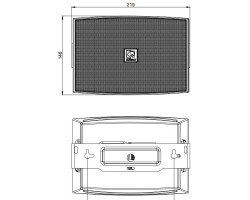 Настенная акустическая система Audac WX502MK2/B черный