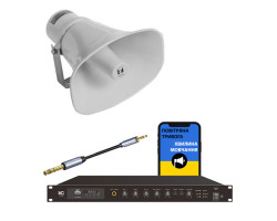 Комплект оповіщення «Повітряна тривога та Хвилина мовчання» 1 рупор TOA SC-630M