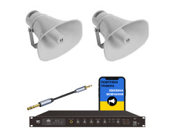 Комплект оповіщення «Повітряна тривога та Хвилина мовчання» 2 рупора TOA SC-630M
