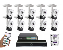 10 камер видеонаблюдения Hikvision DS-2CD2443G2-I | комплект