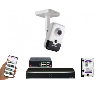 1 камера видеонаблюдения Hikvision DS-2CD2443G2-I | комплект