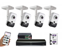 4 камеры видеонаблюдения Hikvision DS-2CD2443G2-I | комплект
