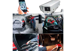 Видеонаблюдение для автомойки