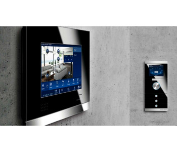 Установка видеодомофона с панелью вызова