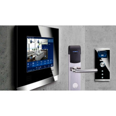 Установка видеодомофона с замком